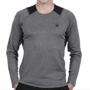 Spyder Active Long Sleeve Pullover Crew Neck Shirt
